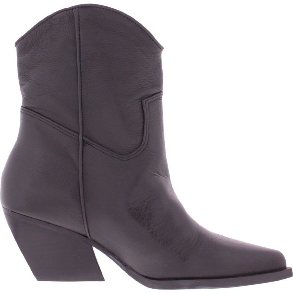 Steve Madden Womens Wolfer Black Suede Cowboy, Western Boots Shoes New - Picture 2 of 3
